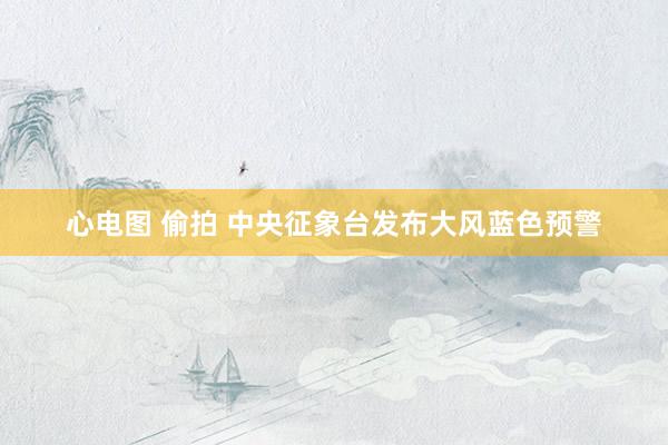 心电图 偷拍 中央征象台发布大风蓝色预警