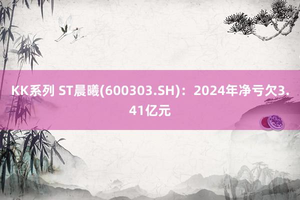 KK系列 ST晨曦(600303.SH)：2024年净亏欠3.41亿元